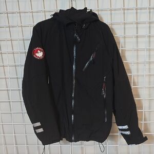 Canada Weather Gear Men's Black Performance Jacket with Reflective Accents 2XL